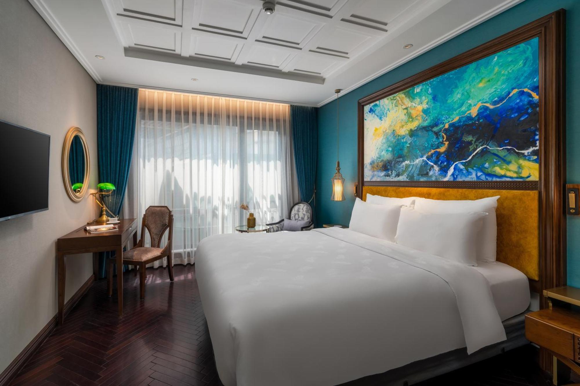 האנוי Peridot Grand Luxury Boutique Hotel מראה חיצוני תמונה Deluxe Room