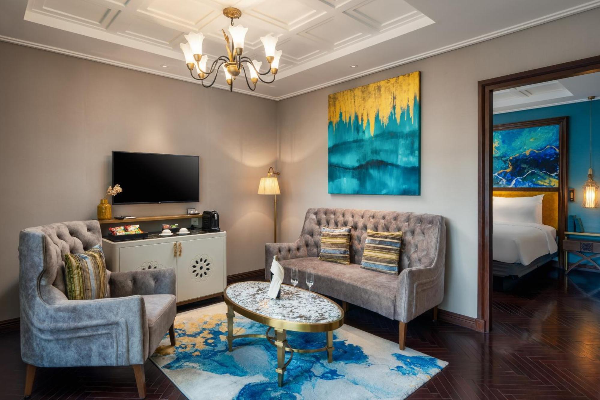האנוי Peridot Grand Luxury Boutique Hotel מראה חיצוני תמונה Suite